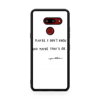 Jon Bellion Quotes LG G8 ThinQ Case