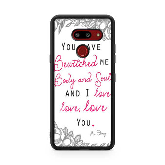 pride and prejudice Mr Darcy LG G8 ThinQ Case