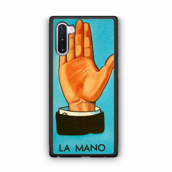 loteria la mano Samsung Galaxy Note 10 Case