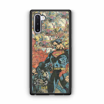 Superman VS Batman Comic Pattern Samsung Galaxy Note 10 Case