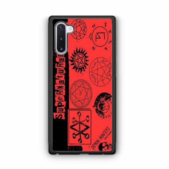 supernatural logo art Samsung Galaxy Note 10 Case