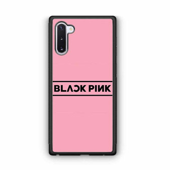 Black Pink Logo Samsung Galaxy Note 10 Case