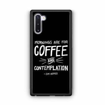 Stranger Things Jim Hopper Quotes Samsung Galaxy Note 10 Case