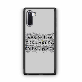 Stranger Things Alphabet 1 Samsung Galaxy Note 10 Case