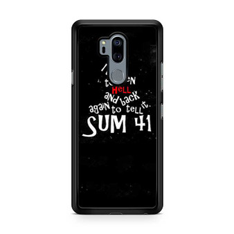 Sum 41 Lyrics LG G7 ThinQ Case