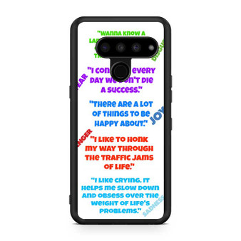 Inside Out Quotes LG V50 ThinQ 5G Case
