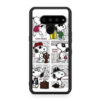 Snoopy Comic Art LG V50 ThinQ 5G Case