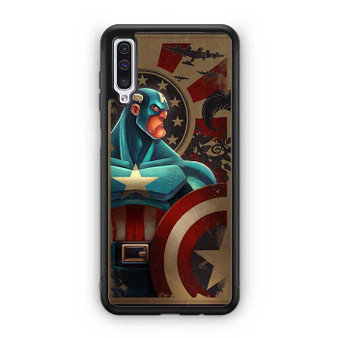 Captain America Arts Samsung Galaxy A50 Case