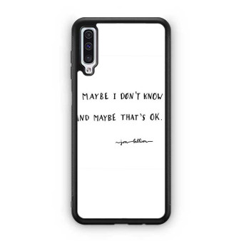 Jon Bellion Quotes Samsung Galaxy A50 Case