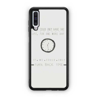 One Direction Quotes Turn back time Samsung Galaxy A50 Case
