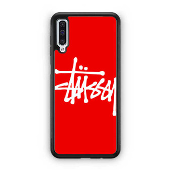 Red Stussy Samsung Galaxy A50 Case