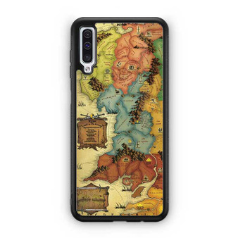 The Lord of The Rings map Samsung Galaxy A50 Case