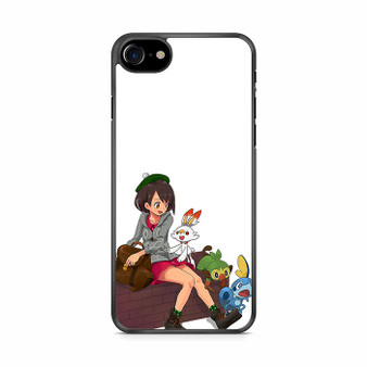 Pokemon Sword and Shield Scorbunny Grookey Sobble iPhone SE 2020 Case