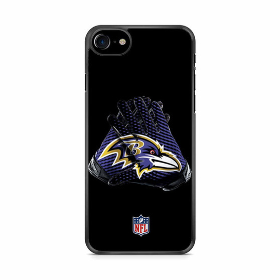 Baltimore Ravens Gloves iPhone SE 2020 Case