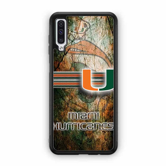 Miami Hurricanes 1 Samsung Galaxy A50 Case