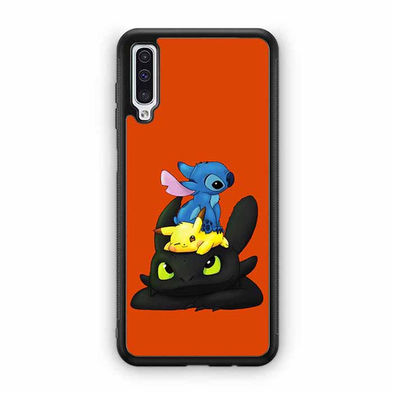 Stitch Pikachu Toothless Cute Samsung Galaxy A50 Case