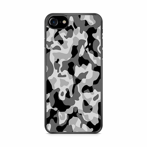 black camouflage iPhone SE 2020 Case