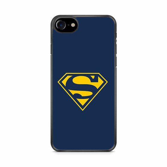 Blue Superman logo iPhone SE 2020 Case