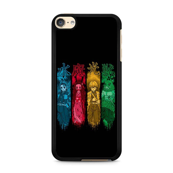 Kimetsu No Yaiba in Neon Art iPod Touch 6 Case