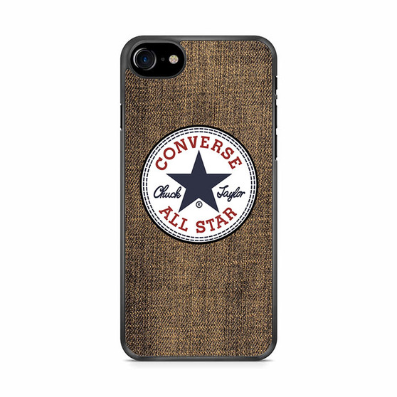brown denim converse iPhone SE 2020 Case