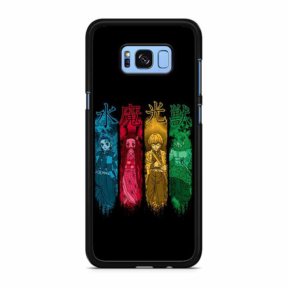 Kimetsu No Yaiba in Neon Art Samsung Galaxy S8 | S8+ Case