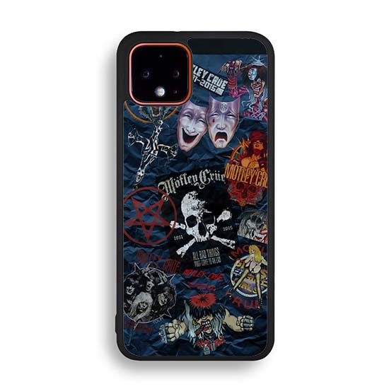 Motley Crue Icons Google Pixel 4 | Pixel 4a | Pixel 4a 5G | Pixel 4 XL Case