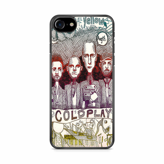 coldplay art iPhone SE 2020 Case