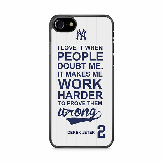 Derek Jeter Quote iPhone SE 2020 Case