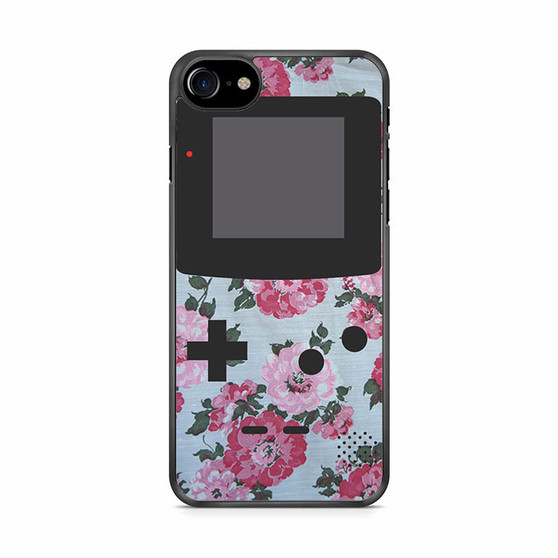 floral vintage gameboy iPhone SE 2020 Case