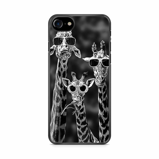 hipster giraffe iPhone SE 2020 Case