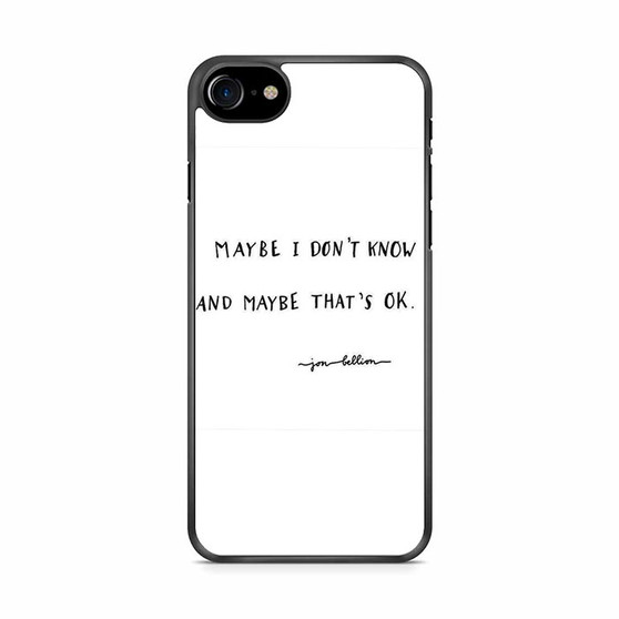 Jon Bellion Quotes iPhone SE 2020 Case