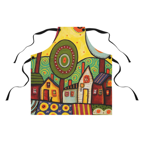 Awesome Colorful Town Apron