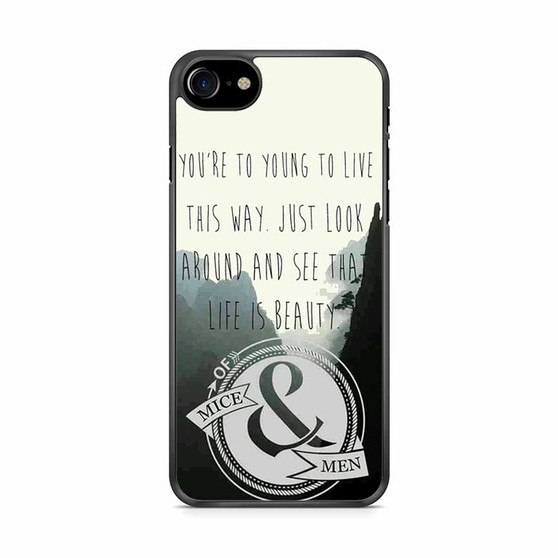 Of Mice & Men Lyrics 5 iPhone SE 2020 Case