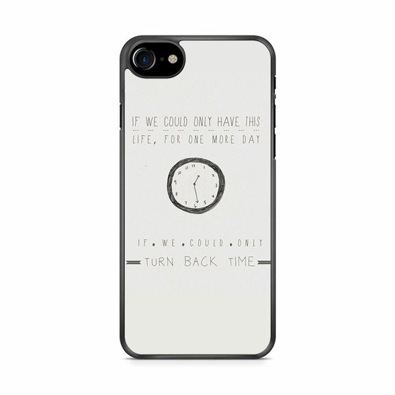 One Direction Quotes Turn back time iPhone SE 2020 Case
