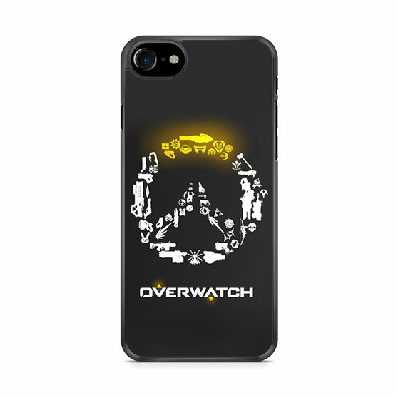 Overwatch's Logo Weapons Pattern iPhone SE 2020 Case
