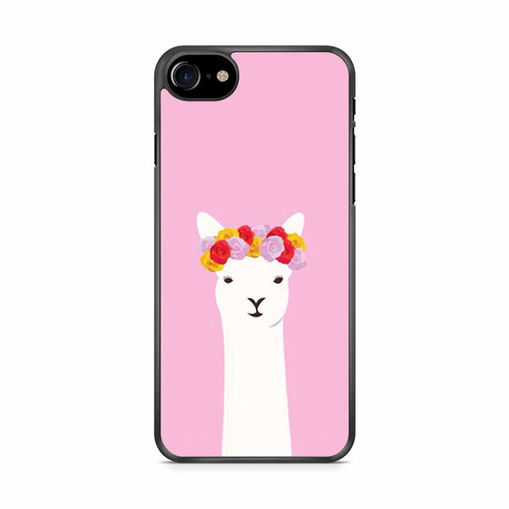 Pink Alpaca iPhone SE 2020 Case
