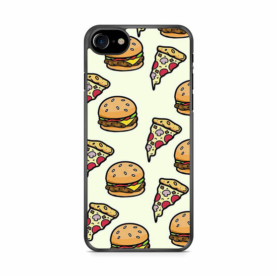 Pizza And Humbergers Collages iPhone SE 2020 Case