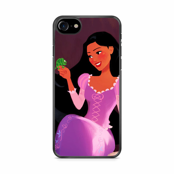 Pocahontas Mix Rapunzel iPhone SE 2020 Case
