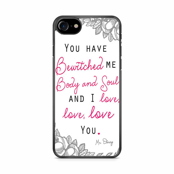 pride and prejudice Mr Darcy iPhone SE 2020 Case