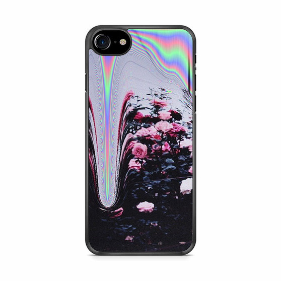 psychedelic floral melt iPhone SE 2020 Case