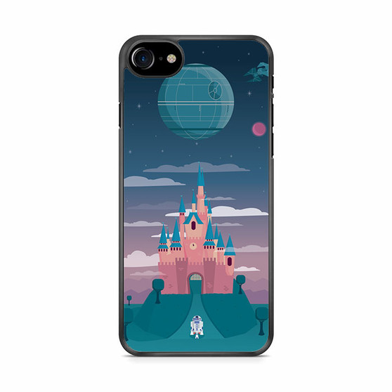 R2D2 In Disney Castle iPhone SE 2020 Case