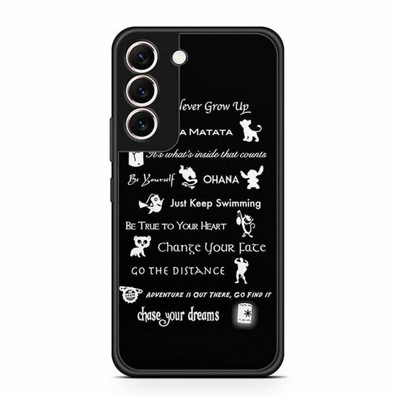 All Disney QUOTES Samsung Galaxy S22 | S22+ Case