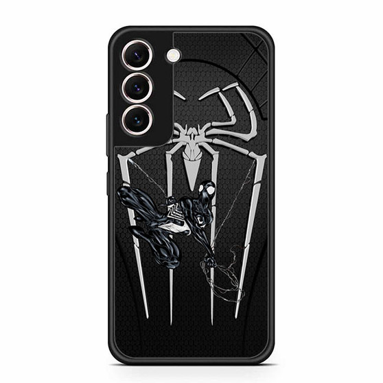black spiderman logo Samsung Galaxy S22 | S22+ Case