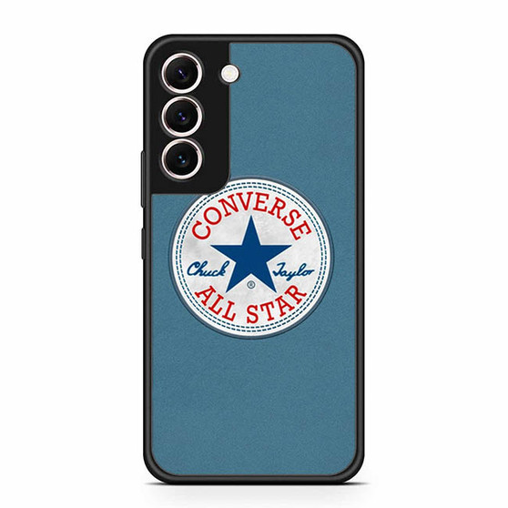 blue texture converse Samsung Galaxy S22 | S22+ Case