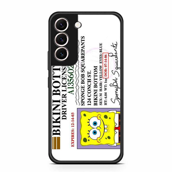 Spongebob Squarepants Driver License Samsung Galaxy S22 | S22+ Case