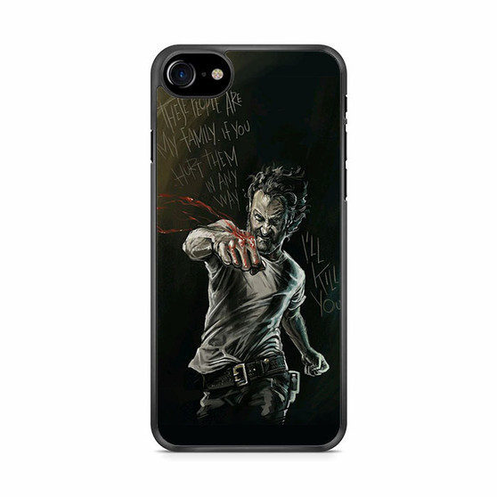 The Walking Dead Rick Quotes iPhone SE 2020 Case