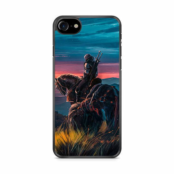 The Witcher Geralt of Rivia Riding Horse iPhone SE 2020 Case