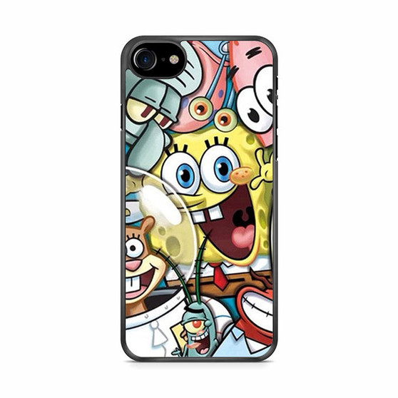 Spongebob Square Pants All Friendship iPhone SE 2020 Case