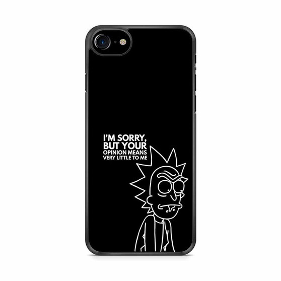 Rick and Morty Sarcasm iPhone SE 2020 Case
