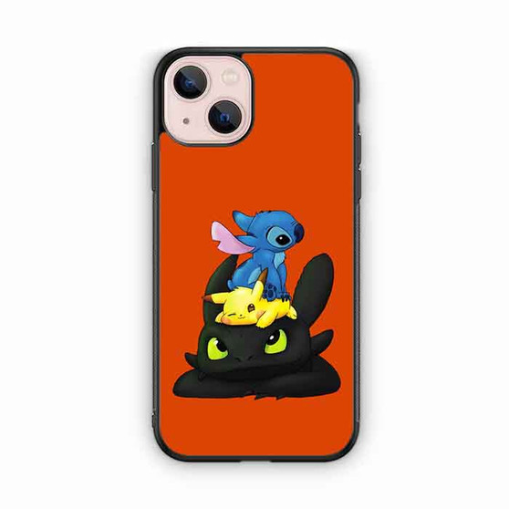 Stitch Pikachu Toothless Cute iPhone 13 Series Case